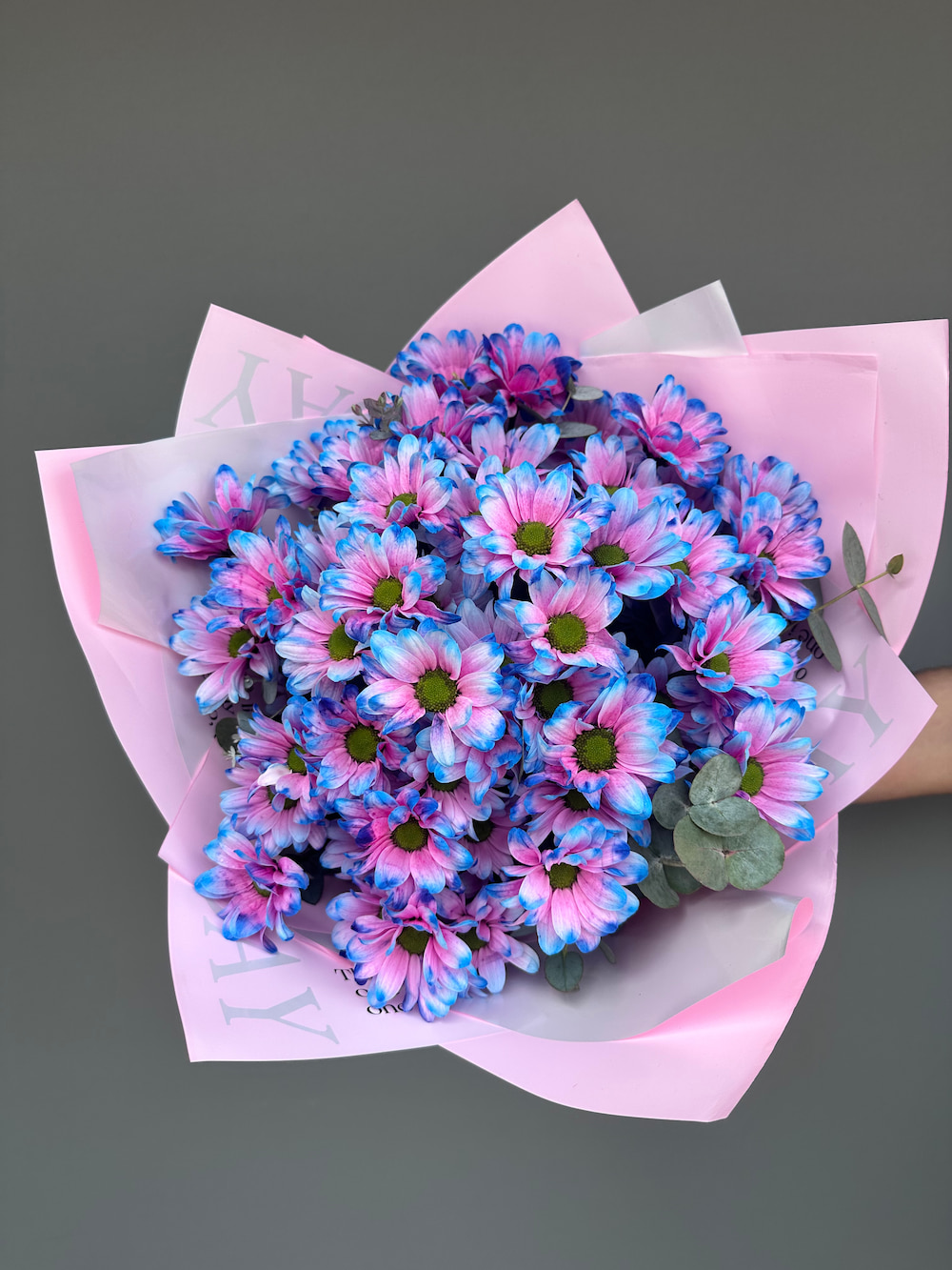 Tropikal Violet papatya Çiçeği Buketi